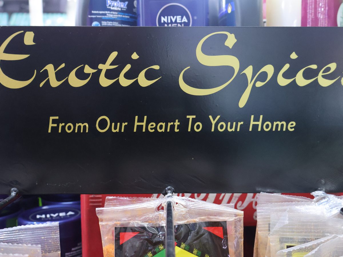 Exotic Spices display in store, from our heart to your home