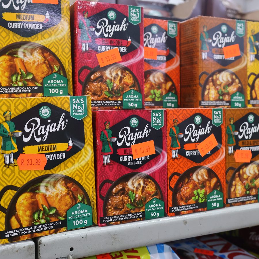 Rajah curry powder and spices