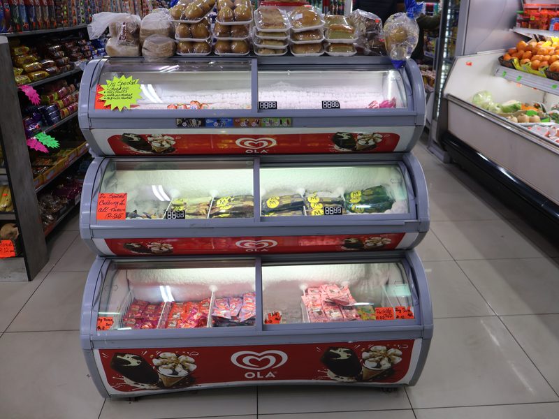 Ola ice cream freezers with specials